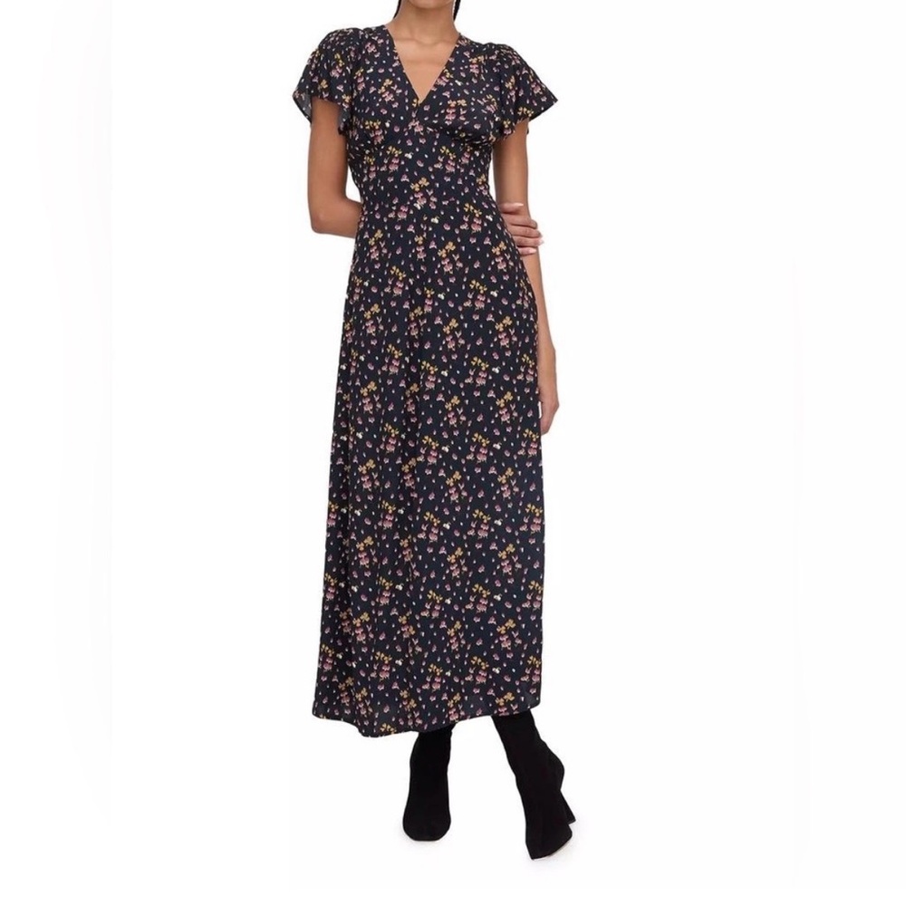 Hill House The Rae Dress - Fuchsia Lucky Charm / Small / NWT